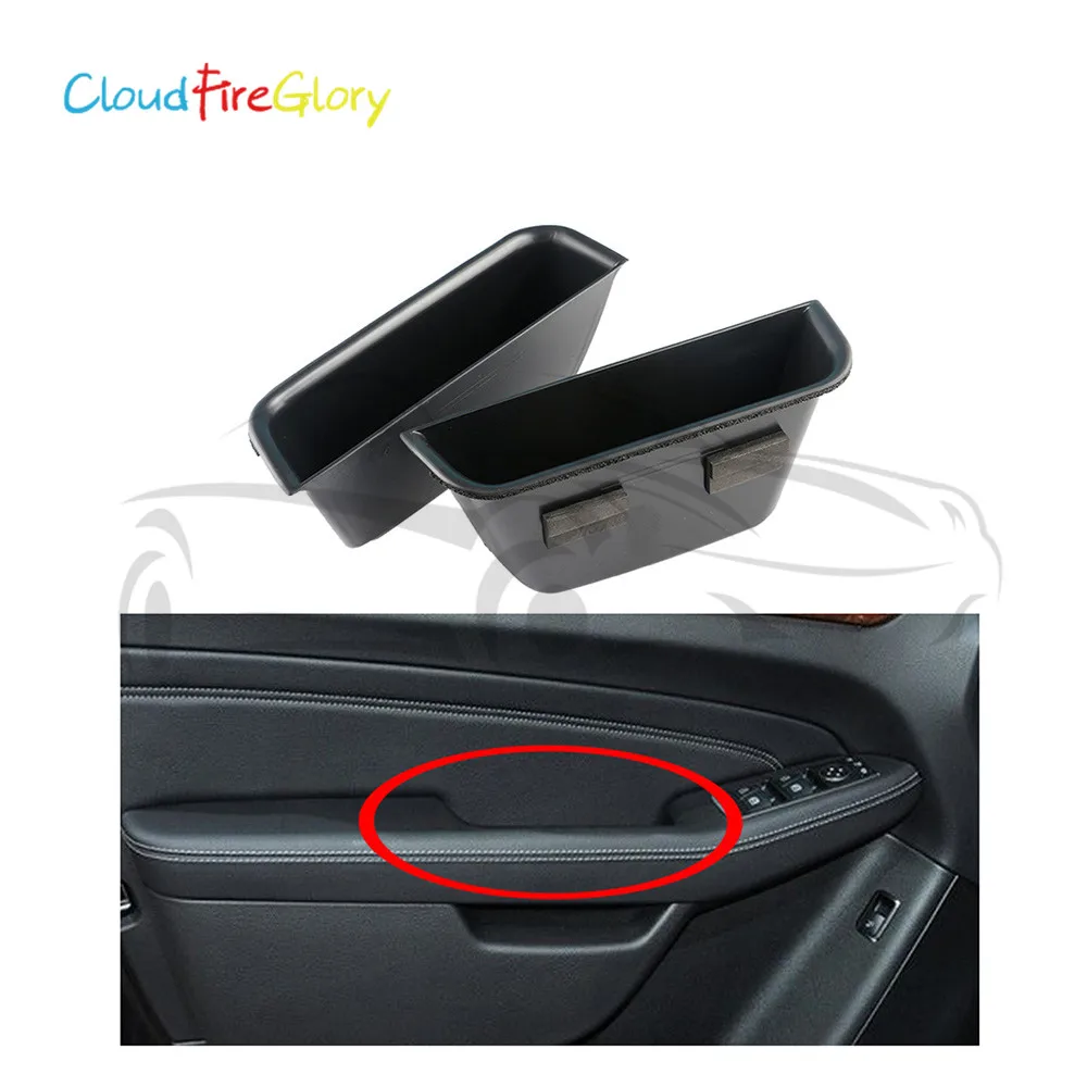 

CloudFireGlory For Mercedes Benz E GLE GLS GL Class 2Pcs Front Left Right Door Handle Armrest Storage Box