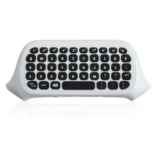 47 Keys 2.4G USB Mini Wireless Chatpad Message Keyboard Keypad for XBOX ONE Game Controller Wireless Keyboard Black/White