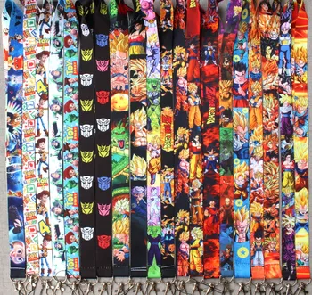 

Nylon Cute Cell Phone Mobile Chain Straps Keychain Charm Cords DIY Rope Cartoon Lanyard for Keys Phone Strap