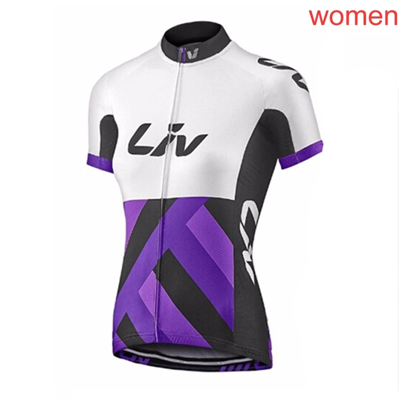 Высококачественная Женская велосипедная Джерси LIV команда гоночная одежда короткий рукав велосипедные рубашки верхняя спортивная одежда велосипедные наряды K071610 - Цвет: 07