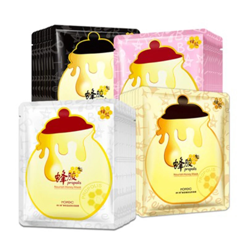 

BIOAQUA Nourish Honey Face Mask Moisturizing Face Mask Oil Control Blackhead Remover Wrapped Mask 100Pcs