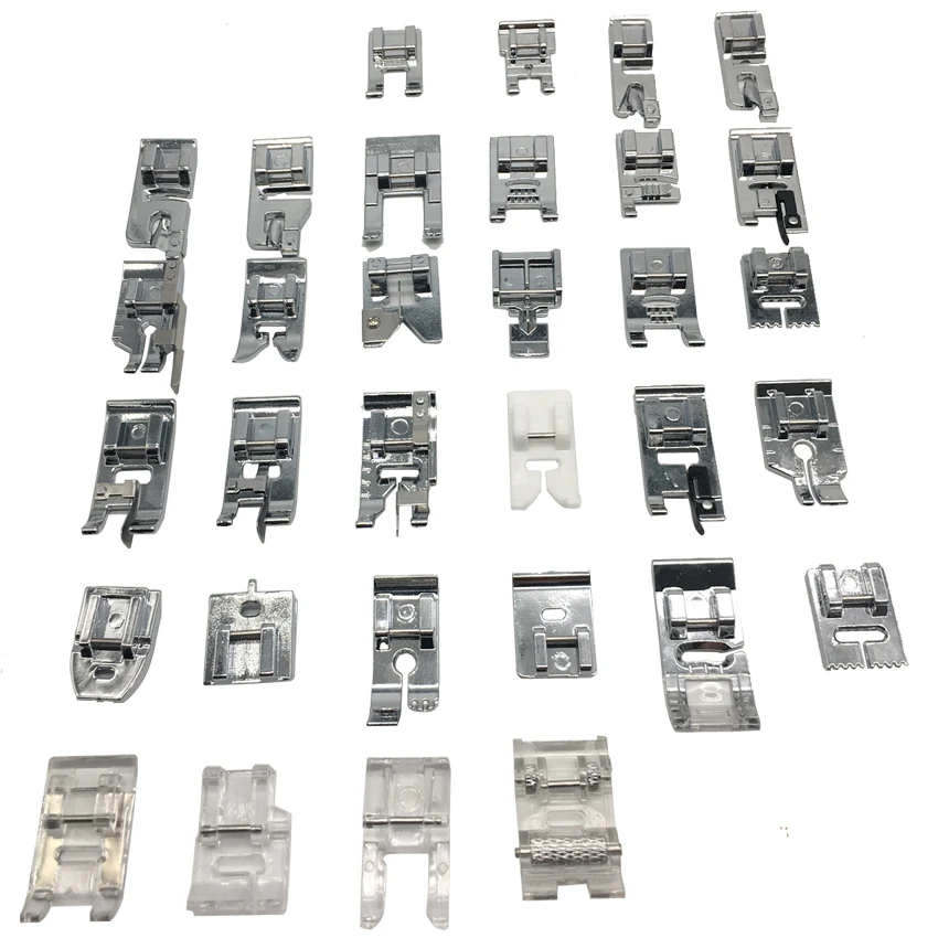 Набор прижимных лапок для вязания крючком 32/42/48/52 шт.|presser foot feet kit|presser feetfoot |