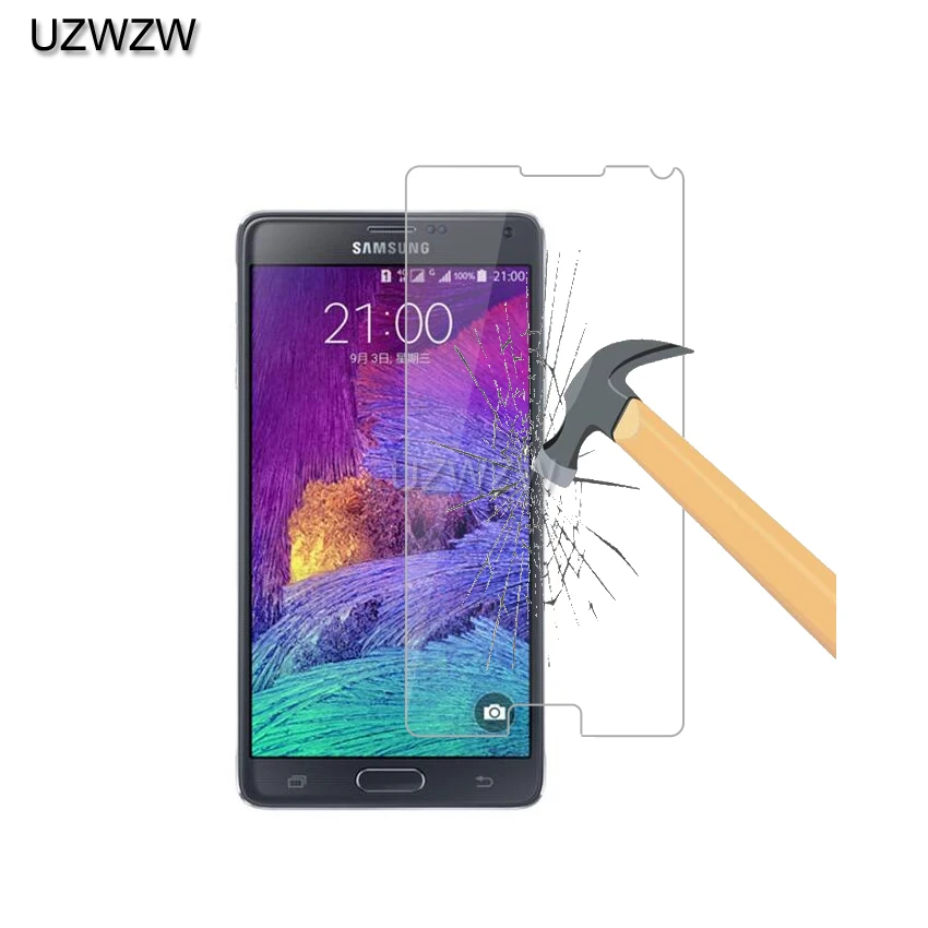 

2pcs Tempered Glass For Samsung Galaxy Note 4 Note4 Duos N9100 N910F Screen Protector Film Glass For Samsung Galaxy Note4