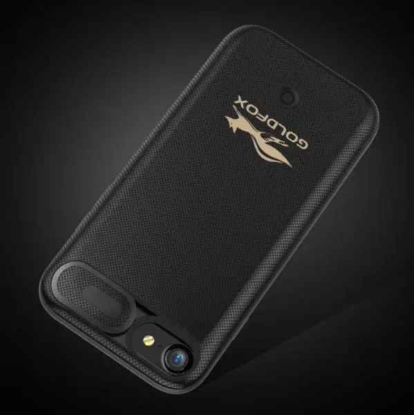 Чехол для аккумулятора 7500mA для iPhone 8, 7, 6, 6s Plus, чехол для зарядного устройства, ультра тонкий дополнительный запасной чехол, чехол для внешнего аккумулятора 5,5'' - Цвет: Black