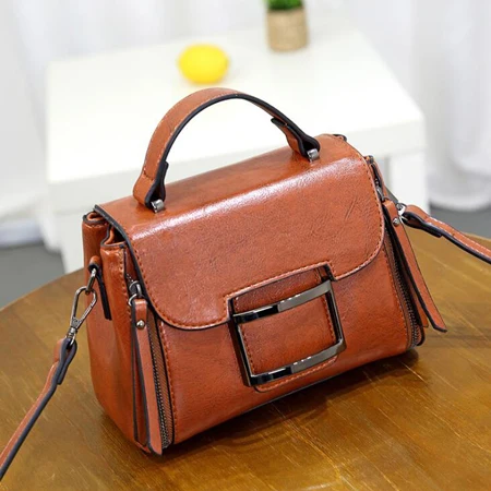 REPRCLA роскошная сумка, женские сумки, дизайнерская сумка через плечо из искусственной кожи, Вместительная женская сумка-мессенджер, сумка через плечо с верхней ручкой - Цвет: brown