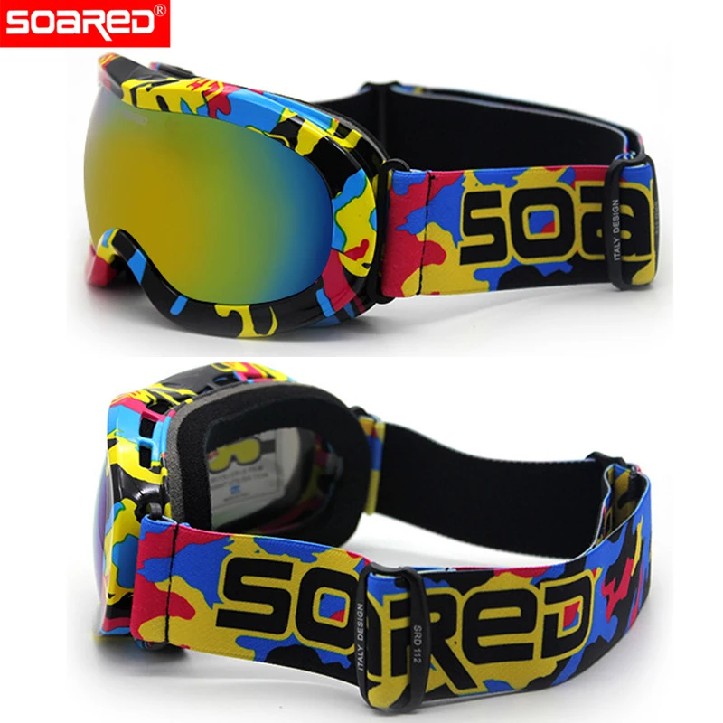 Free Shipping Brand 3-7 Year Children Ski Goggles Snowboarding Glasses Mountain Climbing Snowmobile Mask Bike Snow Ski Eyewear boys-bike