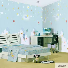 Заказная ткань и текстильные обои для стен бесшовный матовый шелк для детской спальни фрески облако абстрактная звезда домашний декор хороший