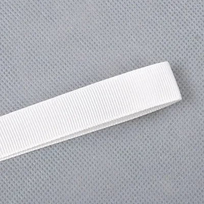 Elegant Grosgrain Ribbon Collection - Black, White, Silver, Red - Perfect for DIY Decorations and Wedding Parties, 100 Yards