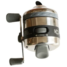 Рыбная Рыболовная катушка, снятое двойное устройство для ловли рыбы для tress, встроенная линия, закрытый блочный лук, стрельба из лука, литая Рыболовная катушка