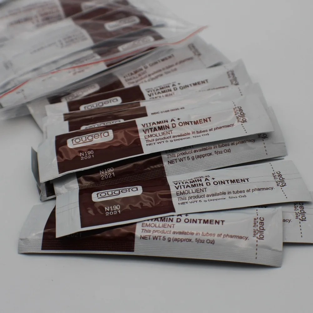 Murah 50 Pcs Tato Aftercare Krim Fougera Vitamin Ointment Sebuah   D Anti Scar Tato Pemulihan Permanen Riasan Tato Persediaan