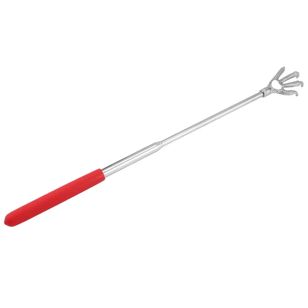 6 цветов компактный Телескопический коготь для спины массажер из нержавеющей