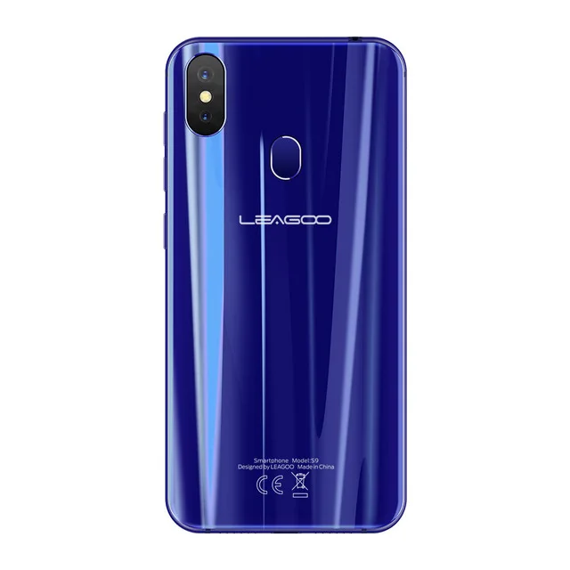 LEAGOO S9 Android 8,1 восьмиядерный смартфон 4 Гб ОЗУ 32 Гб ПЗУ 5,8" HD+ ips MTIK6750 13 МП Двойная тыловая камера 3300 мАч 4G мобильный телефон - Цвет: Blue