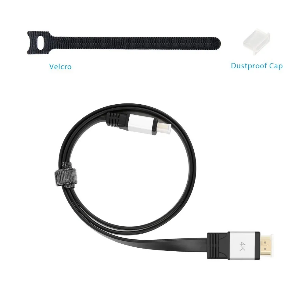 ICZI 1 м HDMI к кабель плоский удлинитель поддерживает 3D 4 60 Гц для ПК ноутбука PS4 STB HDTV