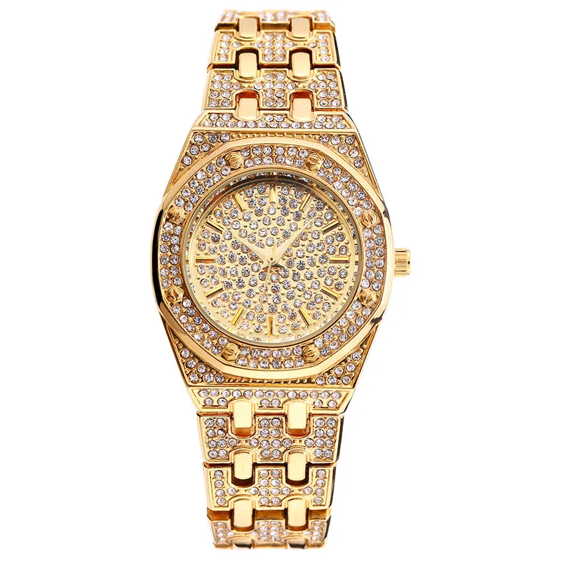 

Hip Hop Micro Paved AAA Cubic Zirconia Bling Iced Out Men Gold Bracelet Watch Band Link Chain Bracelets Bangles for Men Jewelry