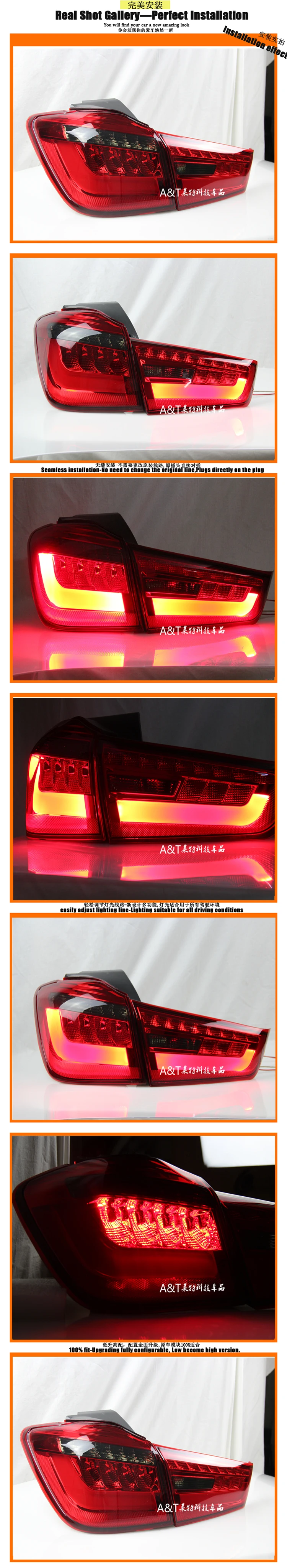 Автомобильный Стайлинг для Mitsubishi ASX задний светильник s 2013- для ASX светодиодный задний фонарь противотуманный светильник DRL+ тормоз+ Парк+ сигнальный светильник s светодиодный