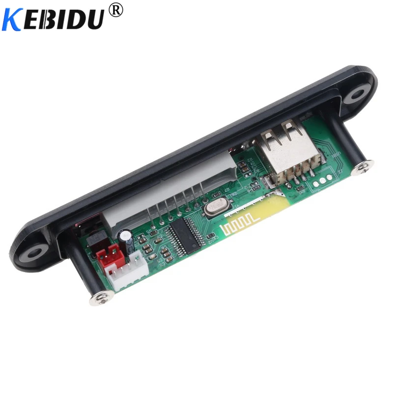 Беспроводной MP3 Bluetooth 12 в WMA декодер kebidu плата аудио модуль USB TF FM радио с пультом