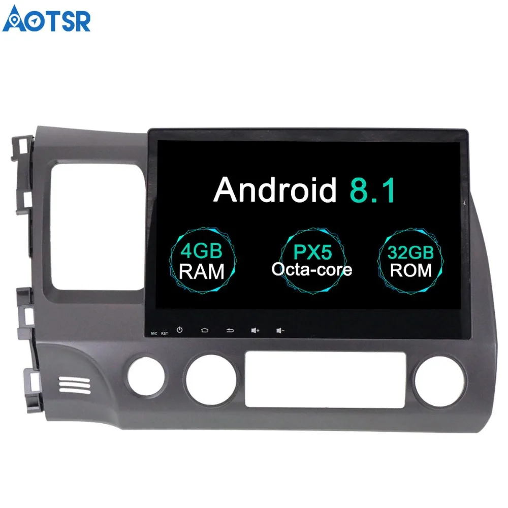 

Aotsr Android 8.1 GPS navigation Car DVD Player For Honda Civic 2007-2011 multimedia 2 din radio recorder 4GB+32GB 2GB+16GB
