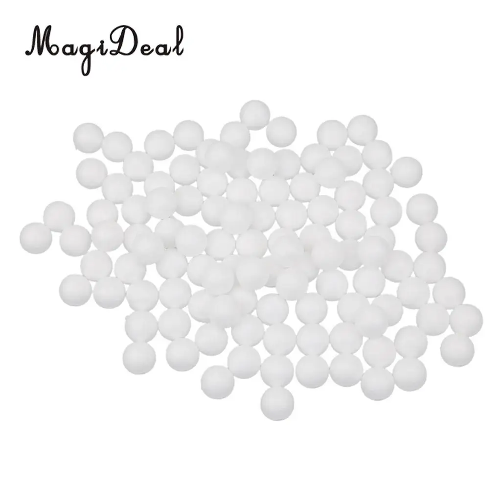 200pcs 20mm 25mm  Modelling Craft Polystyrene Styrofoam Foam Balls Solid White Craft Ball For DIY Wedding Party Decor Ornaments