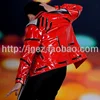 Classic  Red Zipper Michael Jackson MJ Beat It Casual Tailor Made America Fashion Style Jacket Outwear Imitation 3