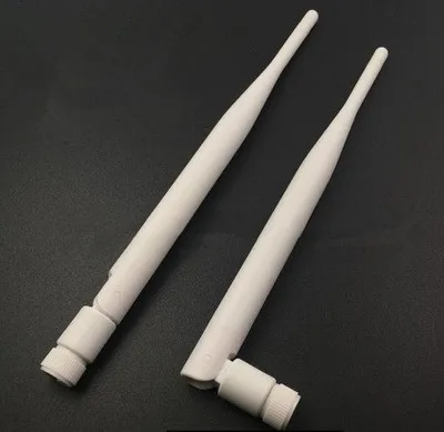 

2pcs/lot 2.4Ghz Wireless Router Antena Wifi Module 6Dbi SMA Iner Hole White for TV Box Surveillance Camera