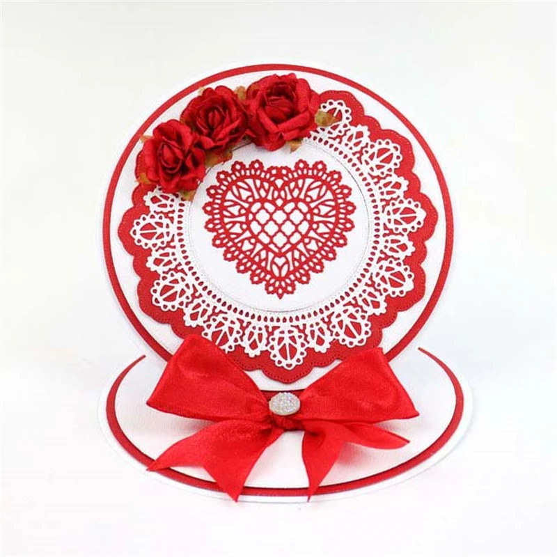 

Naifumodo Flower Heart Metal Cutting Dies New 2019 for Element Dies Scrapbooking Card Decor Craft Dies Embossing Peper Die