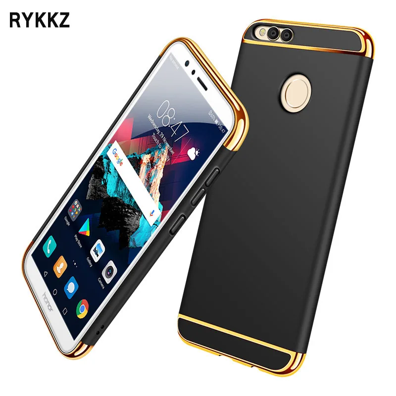 

Case On Honor 7x Luxury Matte Hard 360 Protection Case For Coque Huawei Honor7x 7 X Removable 3 in 1 Back Cover