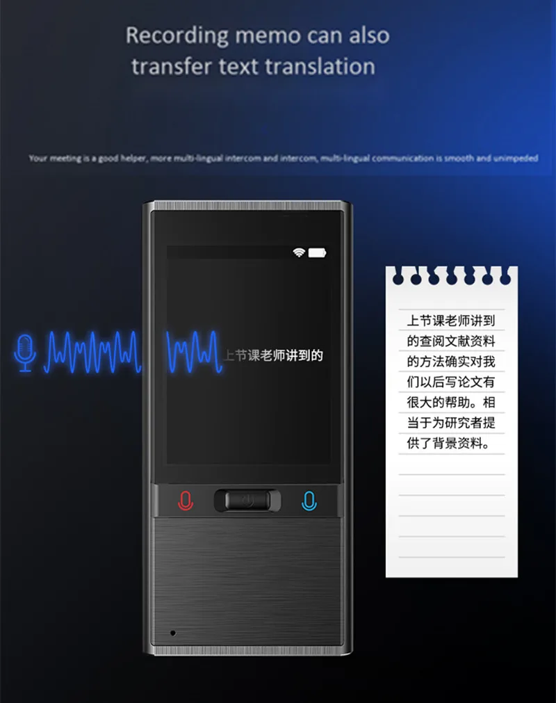 2,8 дюймов HD портативный умный голосовой фото переводчик двухсторонний в режиме реального времени многоязычный перевод для обучения путешествия бизнес