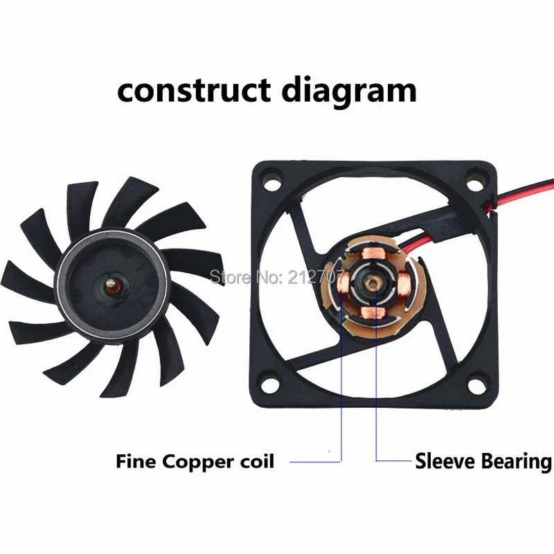 5v dupont 60mm fan 7