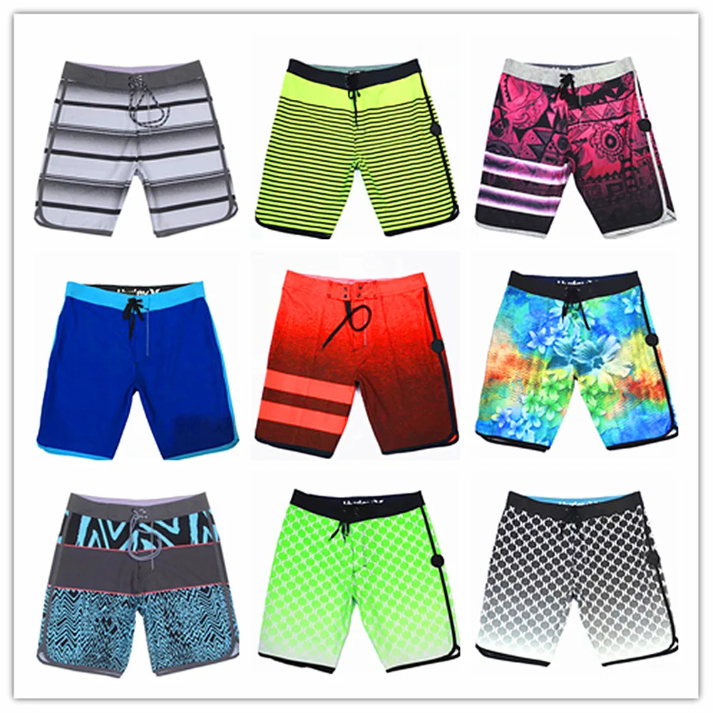 

Spring Summer Spandex Elastic Male Board Shorts 2019 Big Brand Phantom Beach Boardshorts Men Gay Sexy Bermuda Lovers Swimtrunks