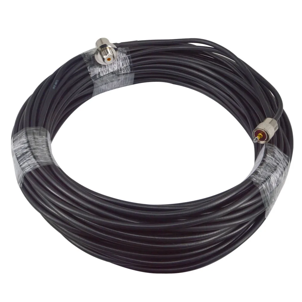 RG8X Coaxial Antenna 30M Cable UHF Male to UHF Female Rightangle Connectors 50 OHM Jumpers Amateur CB Radio Antenna Cable Wire цена RG8X Coaxial Antenna 30M Cable UHF Male to UHF Female Rightangle Connectors 50 OHM Jumpers Amateur CB Radio Antenna Cable Wire цены онлайн