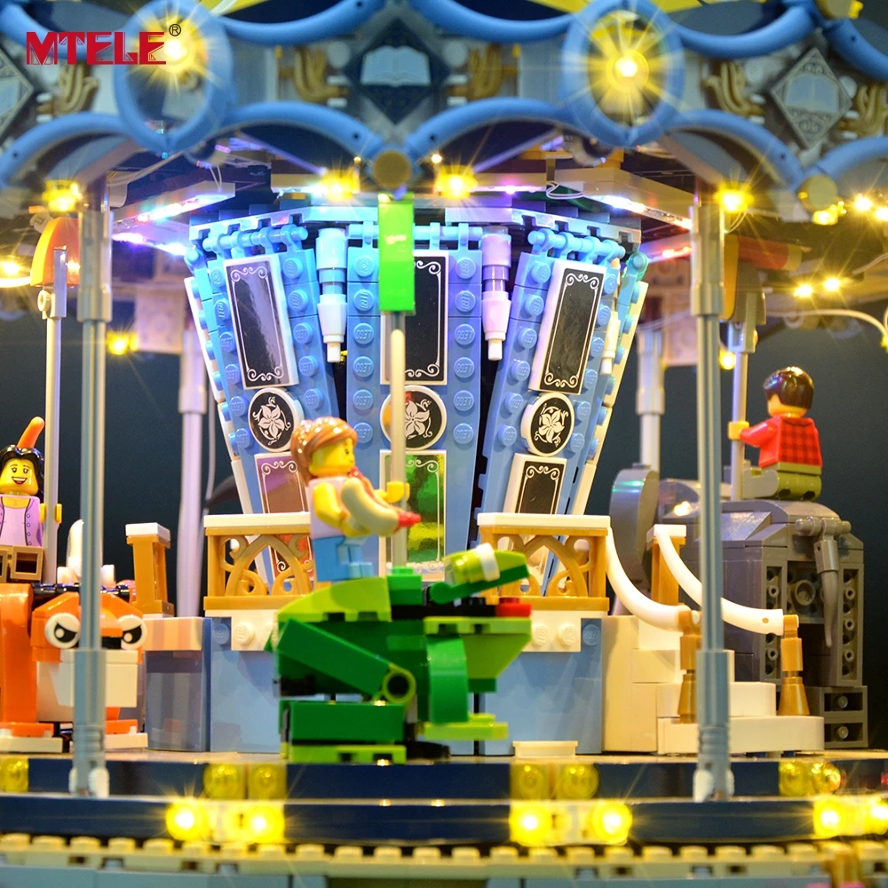 YEABRICKS Led Light Kit for 10257 Expert The New Carousel Compatible With 15036 (NOT Include The Model)