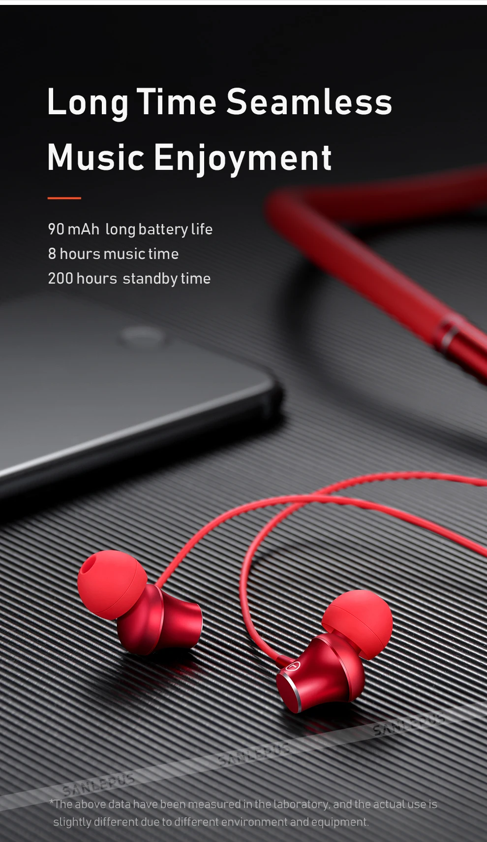 SANLEPUS, беспроводные Bluetooth наушники, спортивные наушники, Hi-Fi стерео наушники, Auriculares для телефонов, Xiaomi, iPhone, samsung