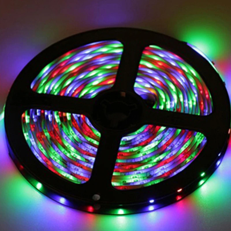Светодиодная лента RGB SMD3528 тесьма со светодиодами светодиодный полоски бар DC12V