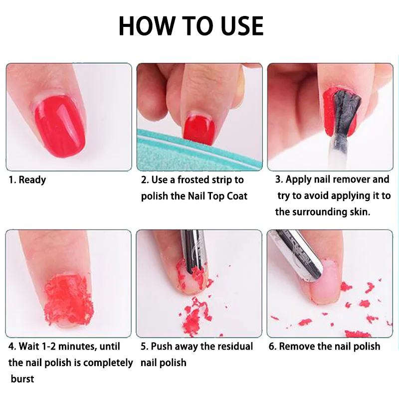 8ml 15ml Nail Gel Magic Remover Gel Polish Burst Cleaner UV Gel Soak Off Nail Remover Liquid to Remove Nail Art Primer Lacquer 2