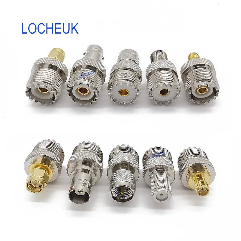 20 Тип RF коаксиальный переходник UHF PL259 радиочастотный адаптер комплекты к SMA SO239