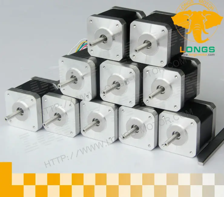 

10PCS Nema17 Stepper Motor 17HS8403N 2.5A 48MM 68OZ.IN CNC Mill Cut Laser Engraving with Good Quality LONGS MOTOR
