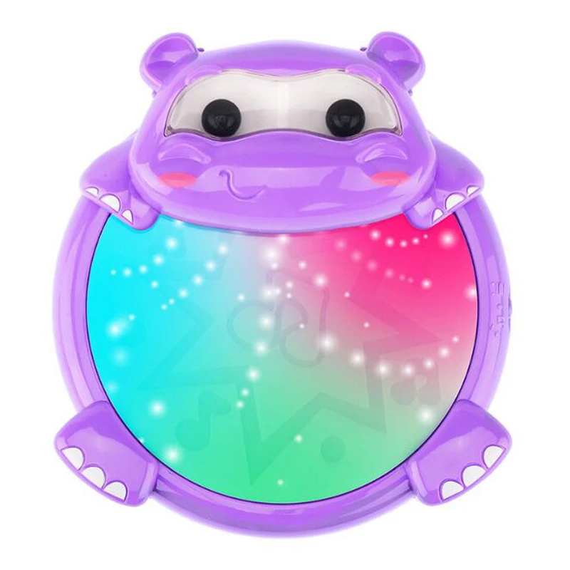 1 Pc Baby Hand Patting Drums Electric Light Music Educational Toys Interactive Toys for Children DIY Musical Instruments Games