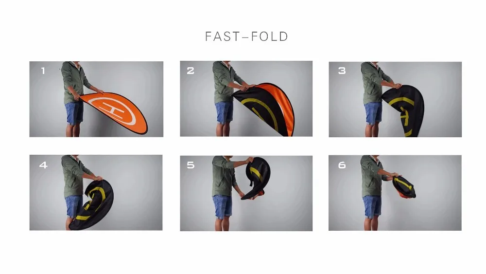 PGY Fast Fold Landing Pad Helipad Protective RC Drone Gimbal Quadcopter Helicopter Parts DJI Phantom 2 3 4 Inspire 1 Mavic Pro