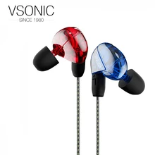 VSONIC VSD2 VSD2S Professional Noise-isolation HIFI Inner-Ear Earphone
