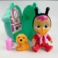Крик младенцев Lea кукла Magic слезы мультфильм силиконовые возрождается детские игрушки куклы Кино & ТВ детские игрушки для детей подарки на