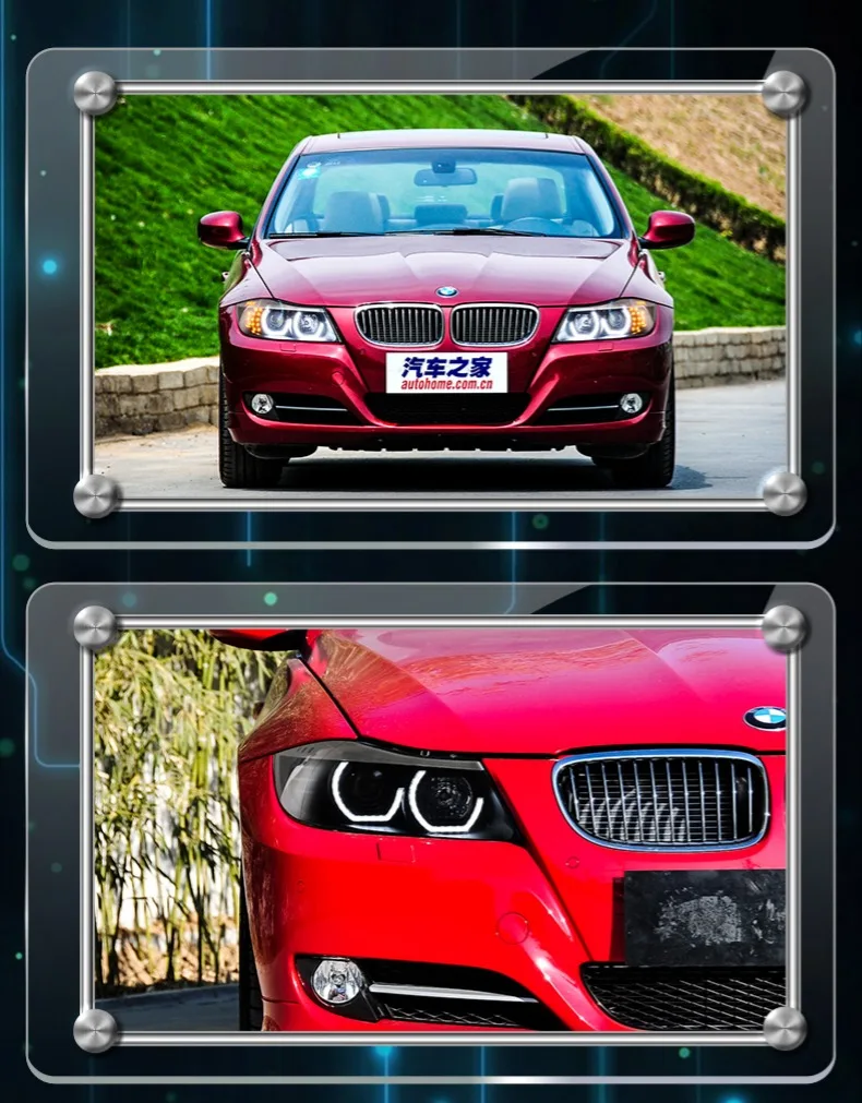 Автомобильный Стайлинг для BMW E90 фары 2005-2012 320i 318i 323i 325i фары DRL Hid фара ангел глаз биксеноновый луч аксессуары