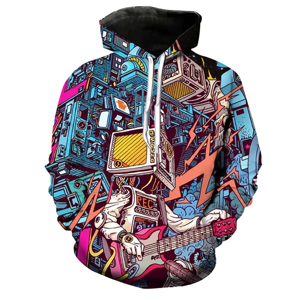 3D Sweatshirts Mens Brand Hoodies Man Hip Hop Hoodie Male Tracksuits Punk Style Korean Ulzzang Clothes Harajuku Boys Tops Hodies