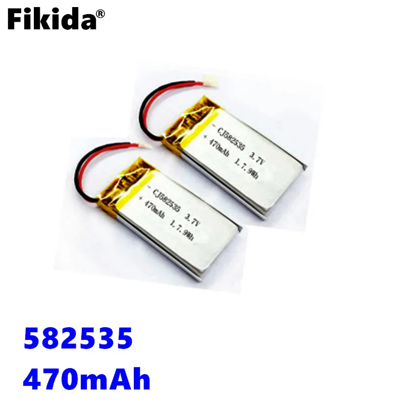 Fikida 582535 SP5 3 7 В 470 мАч MIO скорость записи папаго перезаряжаемый аккумулятор hp F300 F200