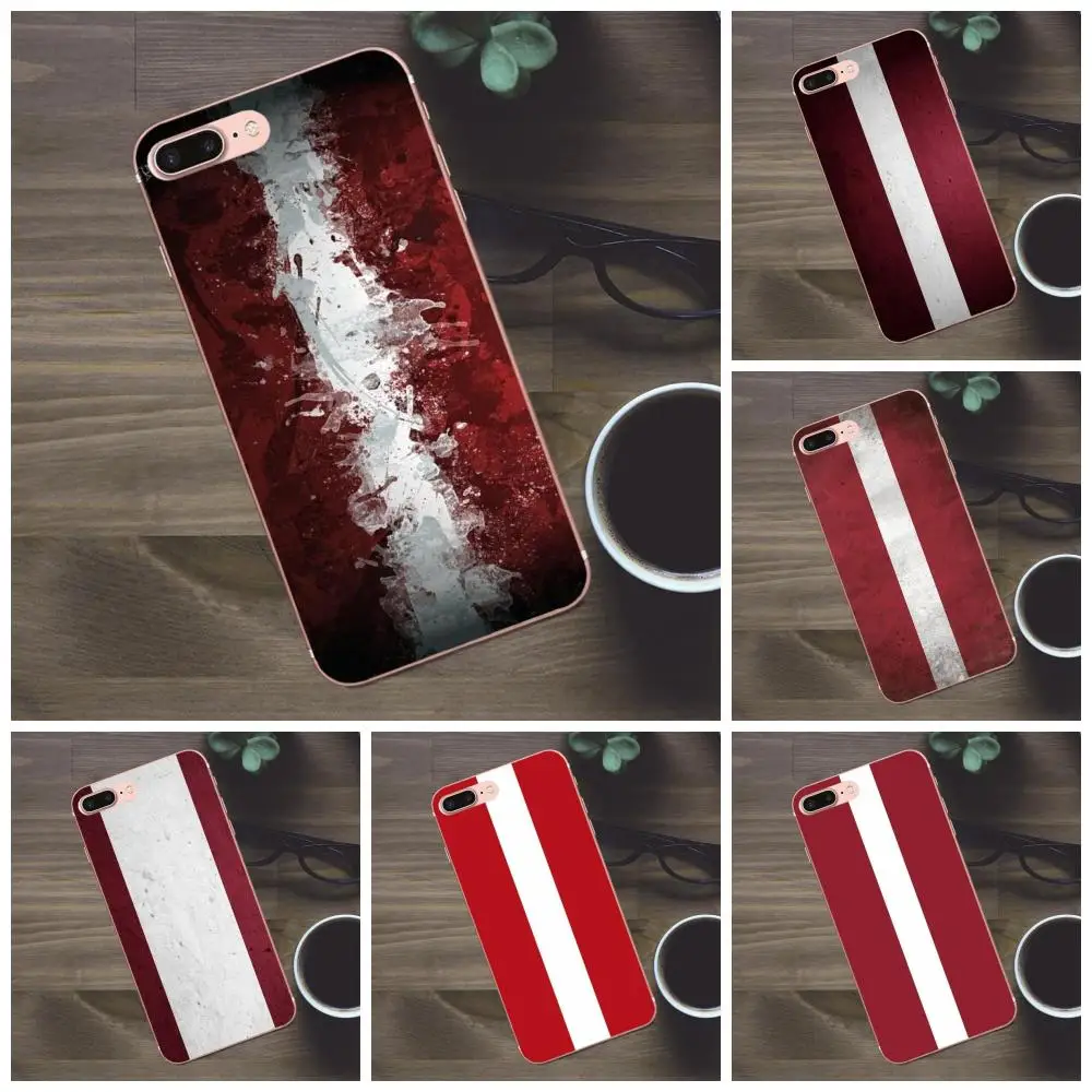 

Bixedx TPU New Style For Huawei G8 Honor 5C 5X 6 6X 7 8 9 Y5II Mate 9 P7 P8 P9 P10 P20 Lite Plus 2017 Latvian Flag Latvija