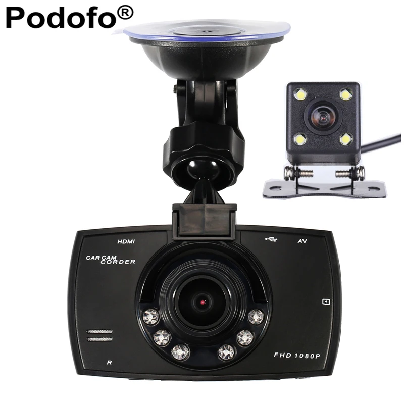 Car Camera Dual Lens 1080P Video Recorder Car DVRs Registrator With WDR Rear Back Car Camera