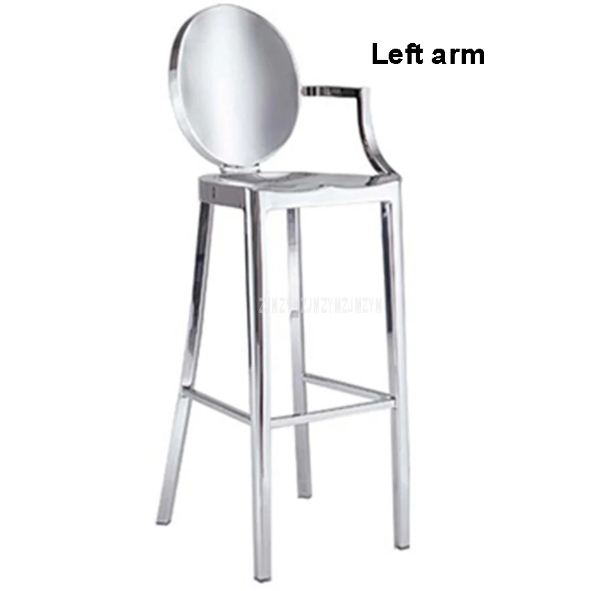 Коммерческая мебель из нержавеющей стали 4 ножки обеденный стул барный на стойке