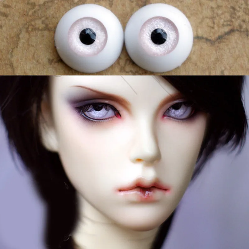 Глаза Bjd для кукол BJD игрушки очков 1/3 1/4 1/6 sd 16 мм 18 20 22 акриловые светло розовые