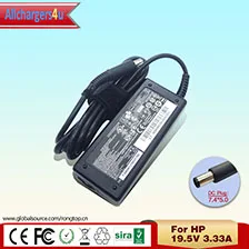 Original AC Adapter 19.5V 3.33A 65W 7.4*5.0mm with Pin for HP T610 Series Flexible Thin Client 740708-001 741346-001 Delta