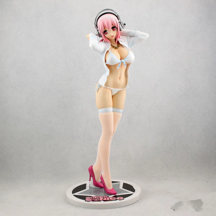 SUPER SONICO// SWIMSUIT GRAVURE WHITE VER 1//6 COMPLETE 26 CM-10/" WITH BOX
