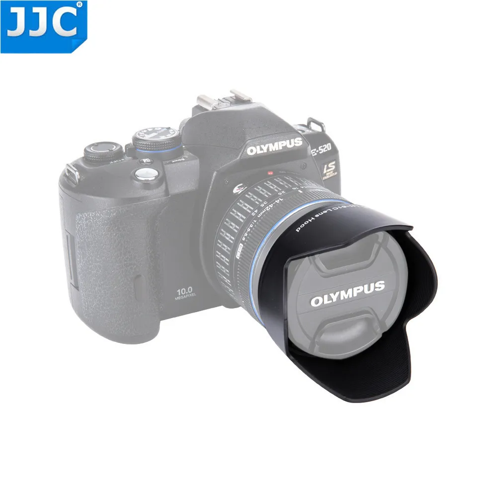 JJC реверсивная черная бленда объектива для OLYMPUS Zuiko Digital ED 14-42 мм M. Zuiko DIGITAL ED14-150mm II Repace Olympus LH-61C